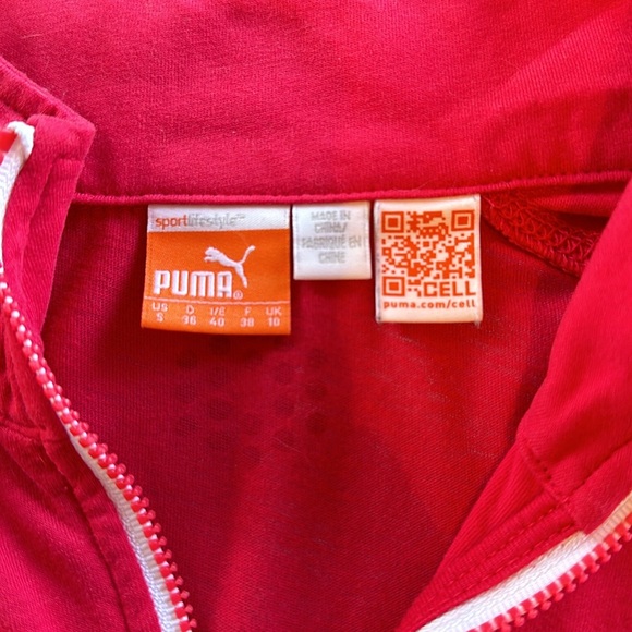🩷pink Puma sz Small pullover mock neck - Picture 4 of 4
